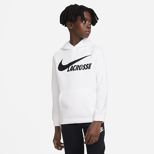 Youth white nike sweatshirt on sale